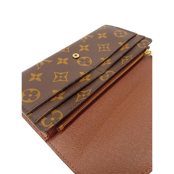 Louis Vuitton Monogram Portefeuille Sarah Bifold Long Wallet - Picture 4 of 5